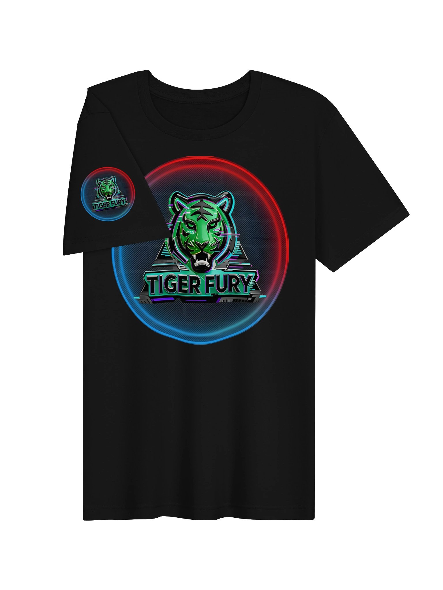 Tiger Fury Neon Logo (Printed) Alt Tee product image (25)