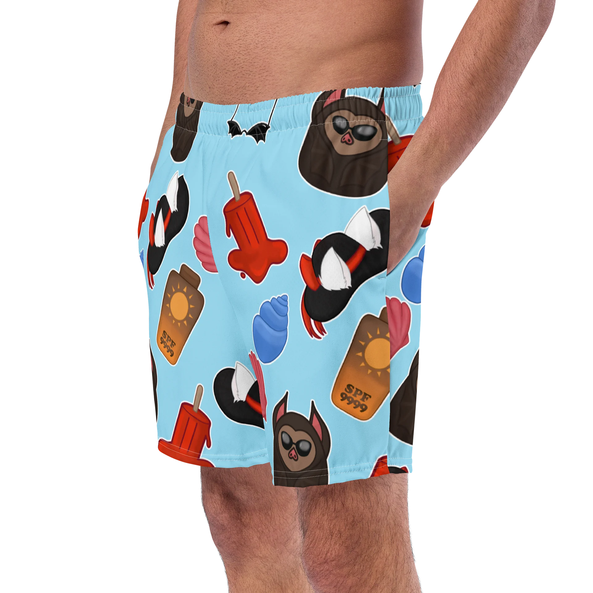 Multi-Print Swim Trunks product image (2)