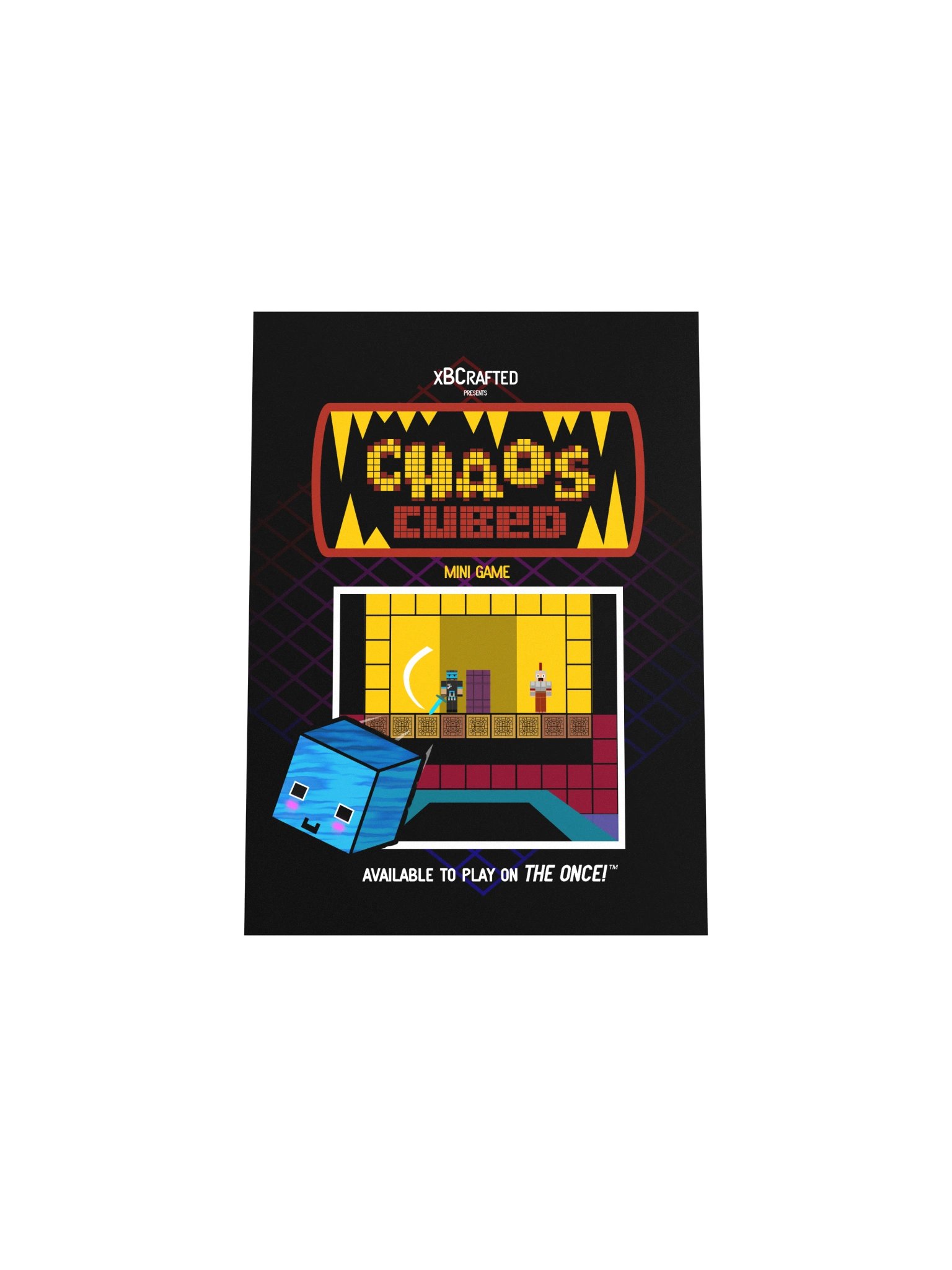 Chaos Cubed Retro Poster product image (19)