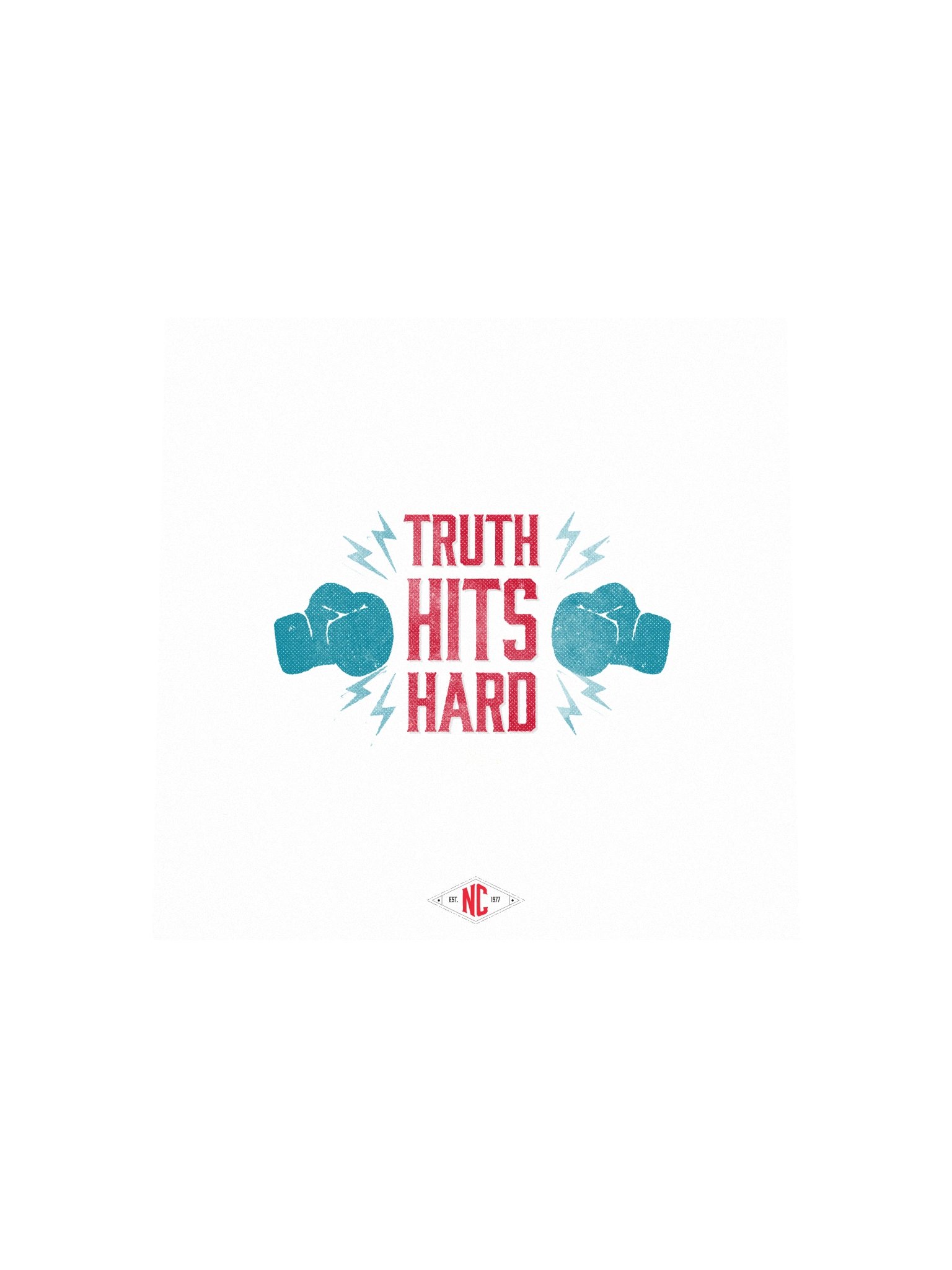 Truth Hits Hard Vintage Poster product image (4)