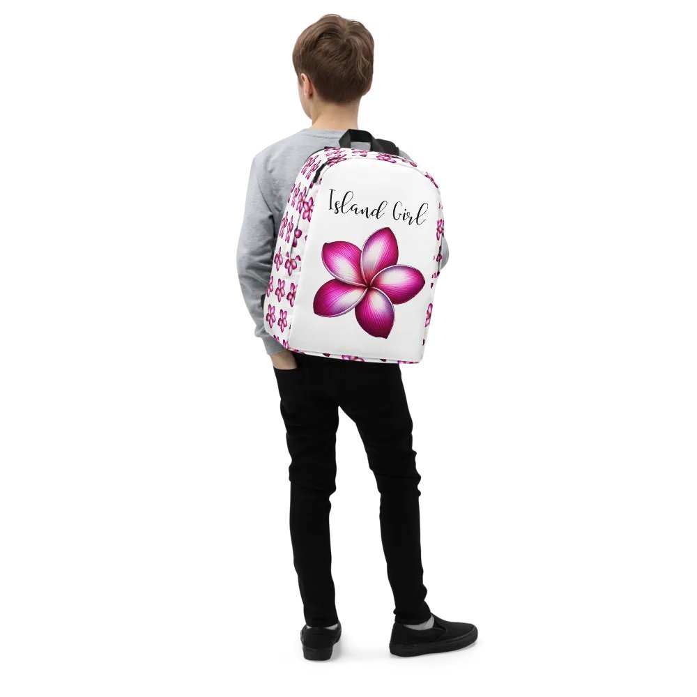 Island Girl Plumeria Backpack - Tropical Bliss for Your Adventures product image (6)