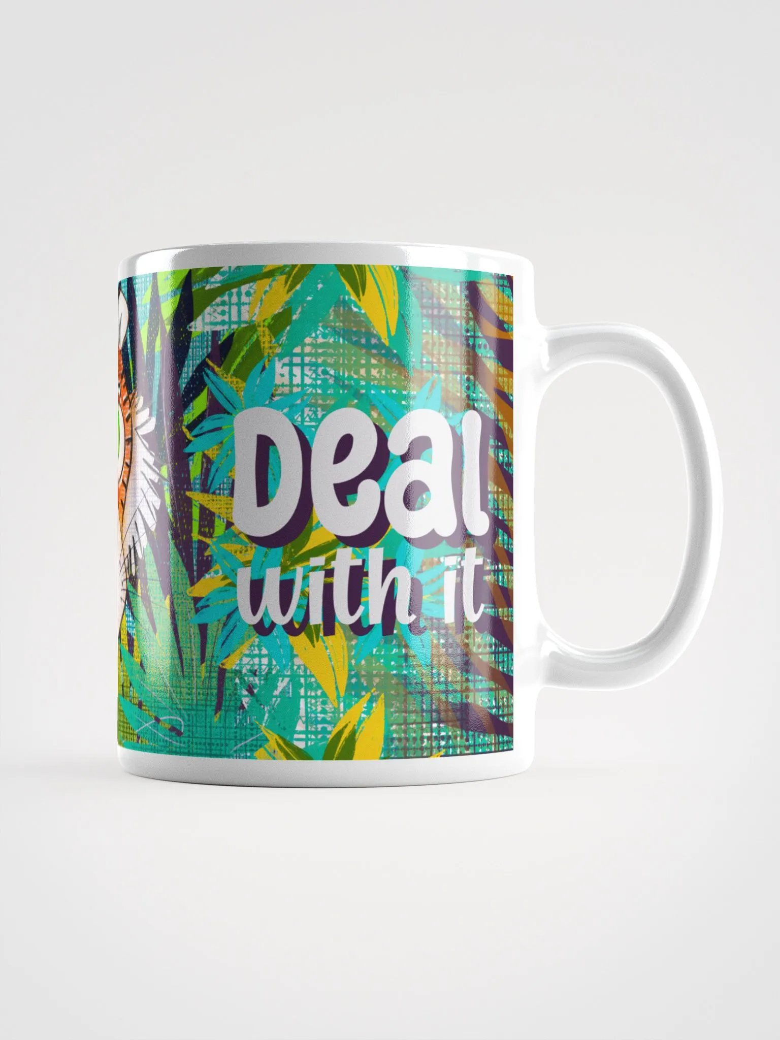 Wild Without Coffee Tiger Mug, 11 oz product image (1)