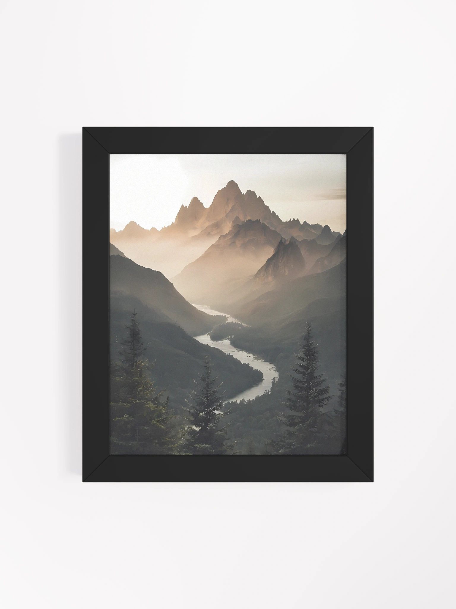 Mystical Valley Sunset Framed Poster product image (5)