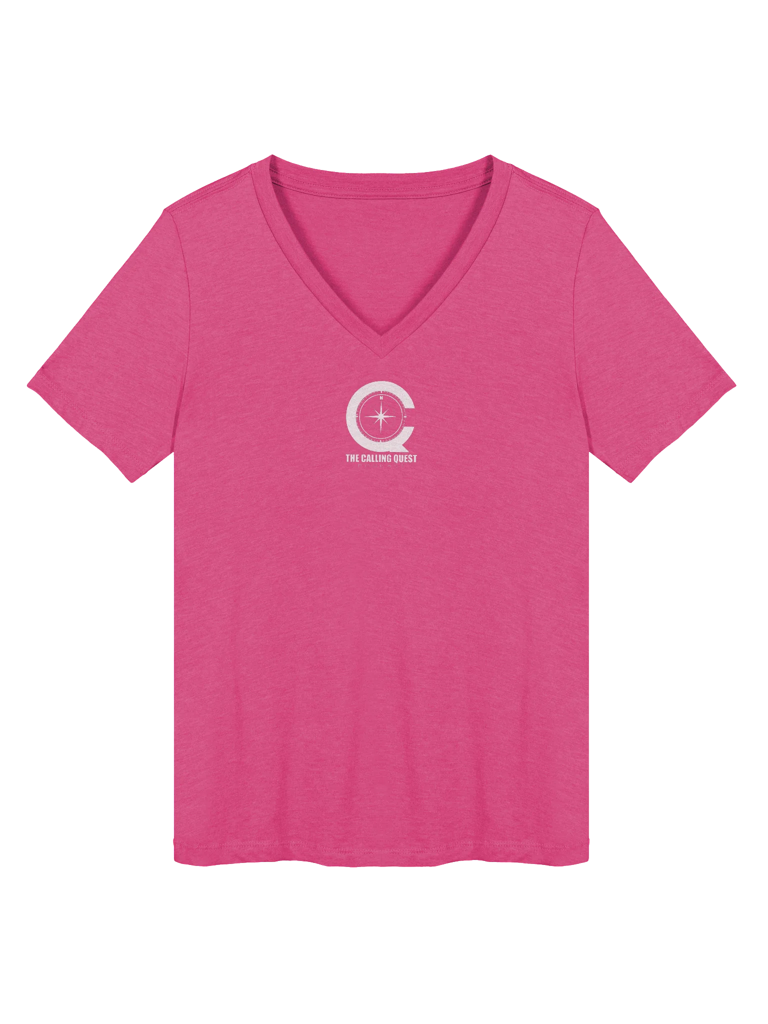 The Calling Quest Podcast Women's Explorer Relaxed V-Neck Tee product image (51)