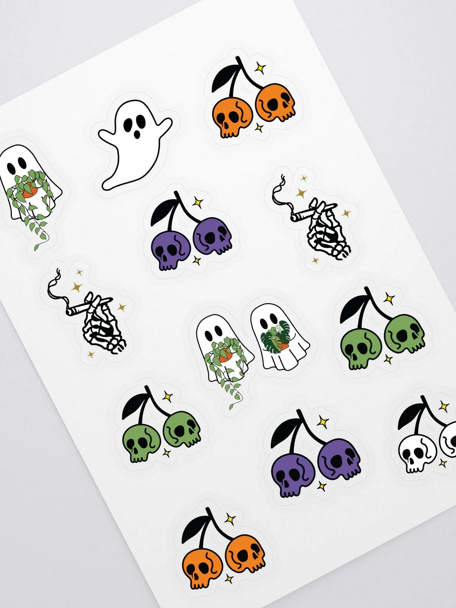 halloween essentials sticker sheet product image (1)