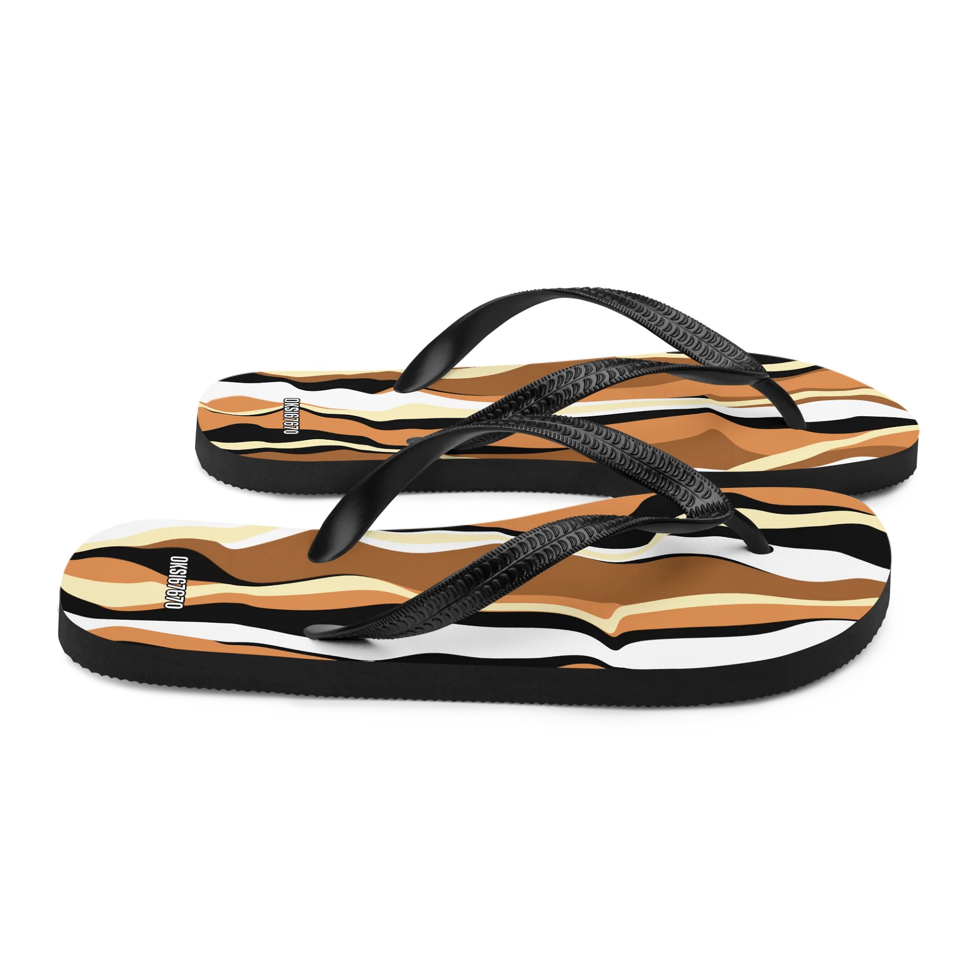 Undulating Stripes Custom Flip-Flops product image (6)