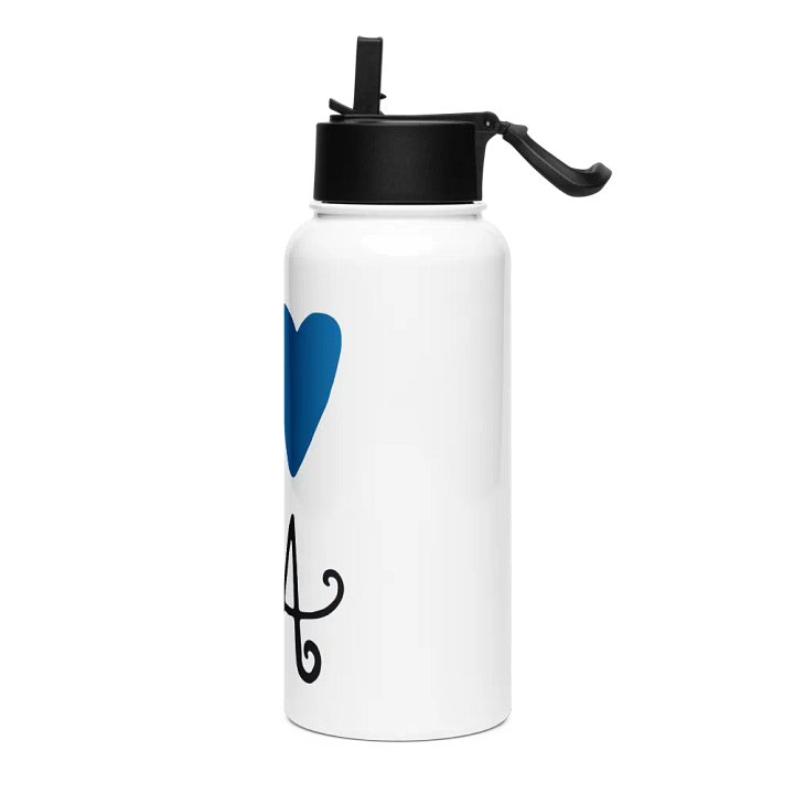i ❤️ LA Water Bottle ~ Dodger Blue product image (2)