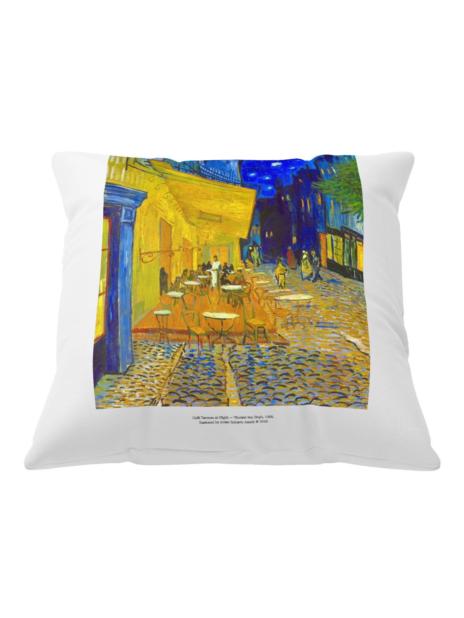 Café Terrace at Night — Pillow product image (1)