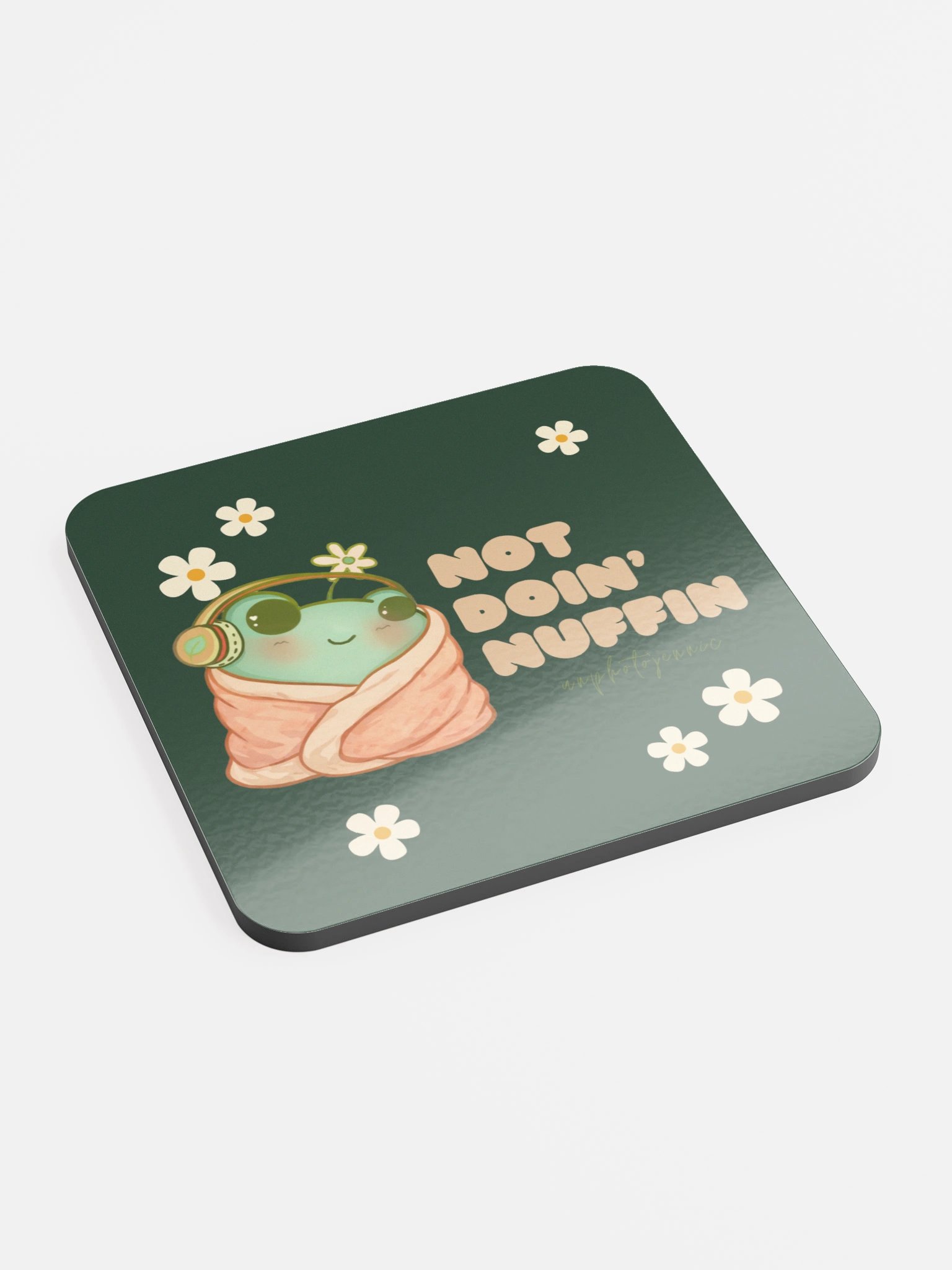 Not Doin Nuffin Coaster product image (2)