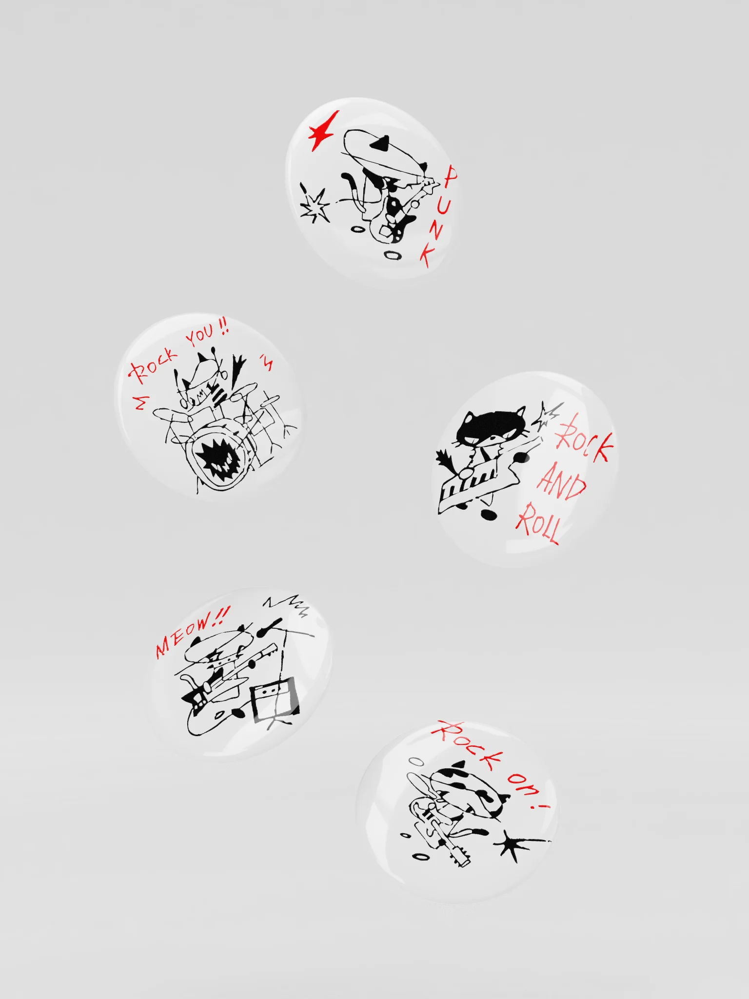 BAND CAT PINS product image (3)