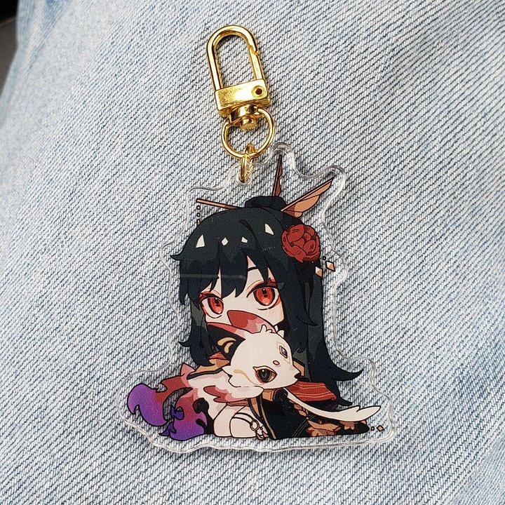 Miaki and Honoo Keychain product image (1)
