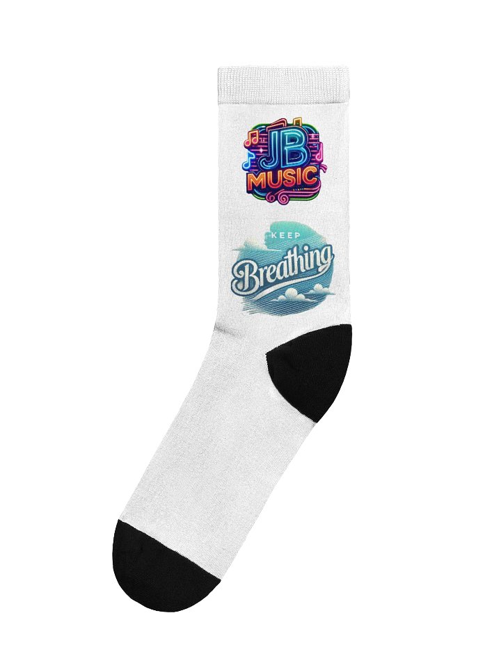 Neon Music Fusion Crew Socks product image (1)