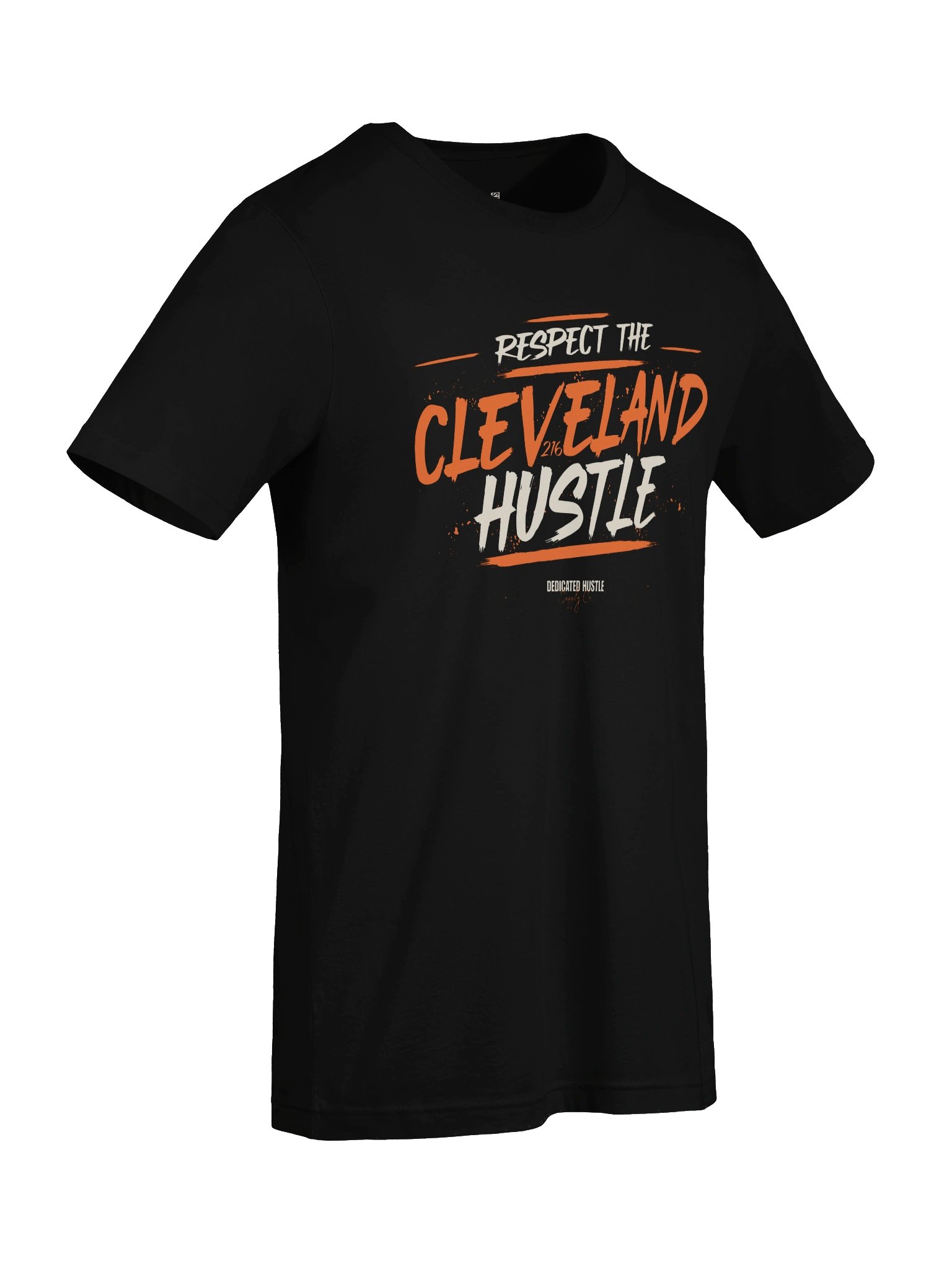 Respect the Cleveland Hustle - Street Edition Tee | Black product image (25)