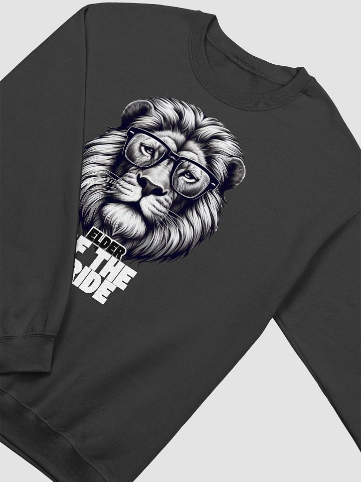 Elder of the Pride Lion Glasses Crewneck Sweatshirt product image (6)