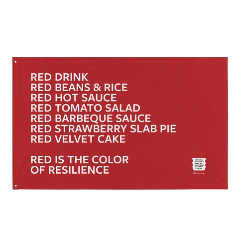 “Red is the Color of Resilience” Flag product image (1)