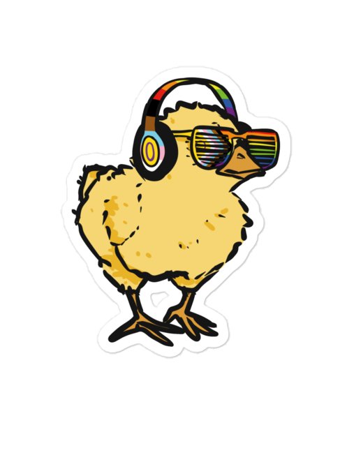 Peep of Pride die cut magnets product image (1)