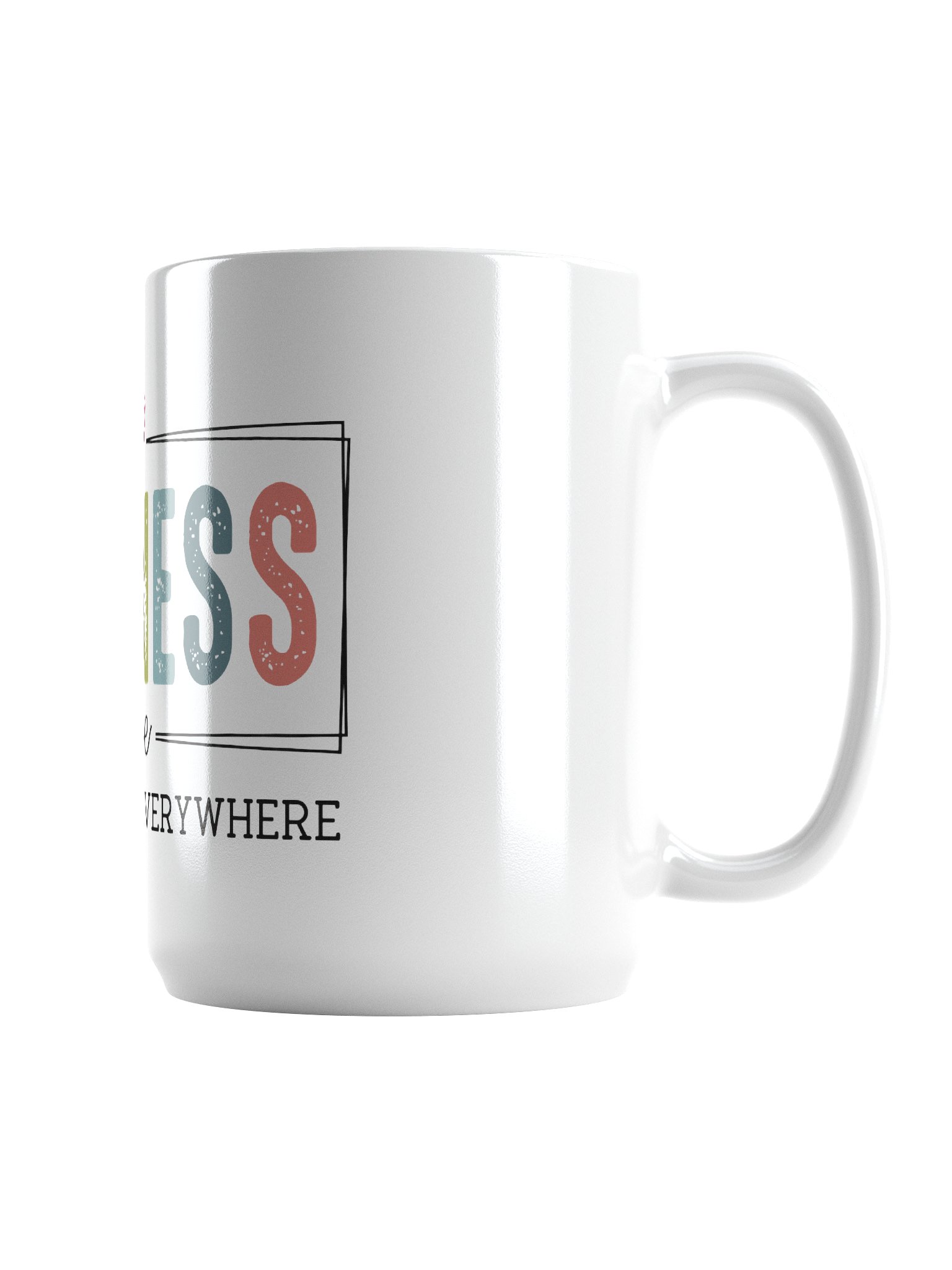 Kindness Is Free Ceramic Mug – Sprinkle It Everywhere product image (3)