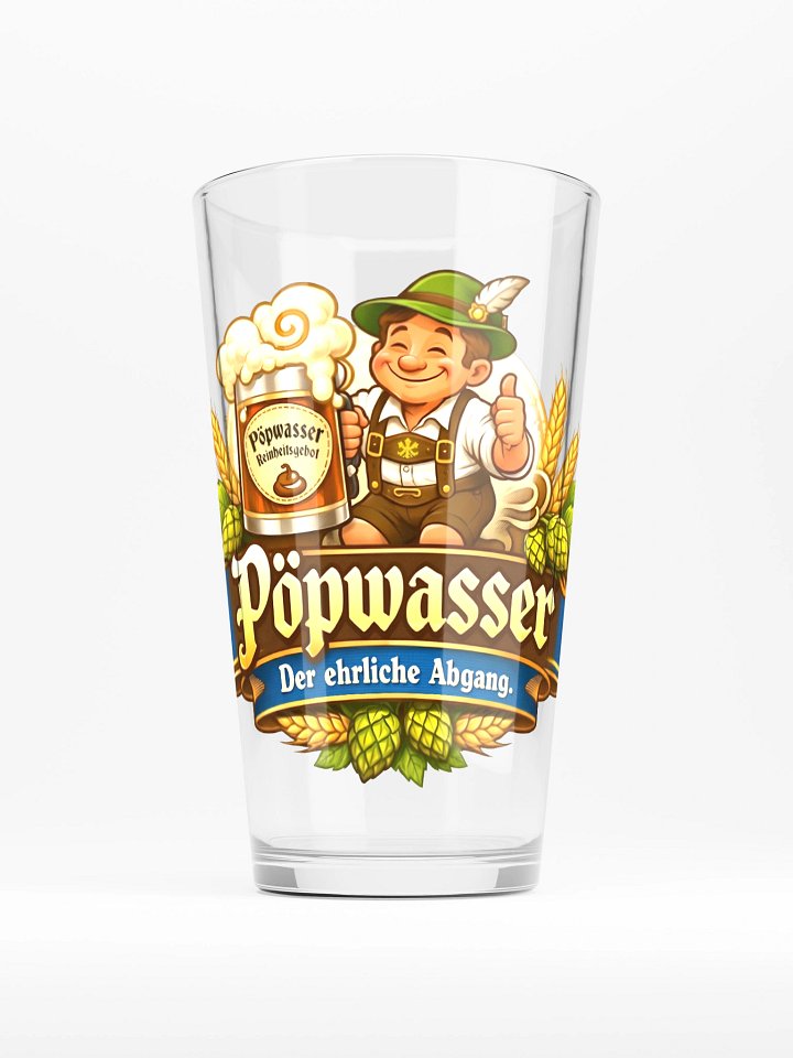 Original Pöpwasser glass! product image (1)