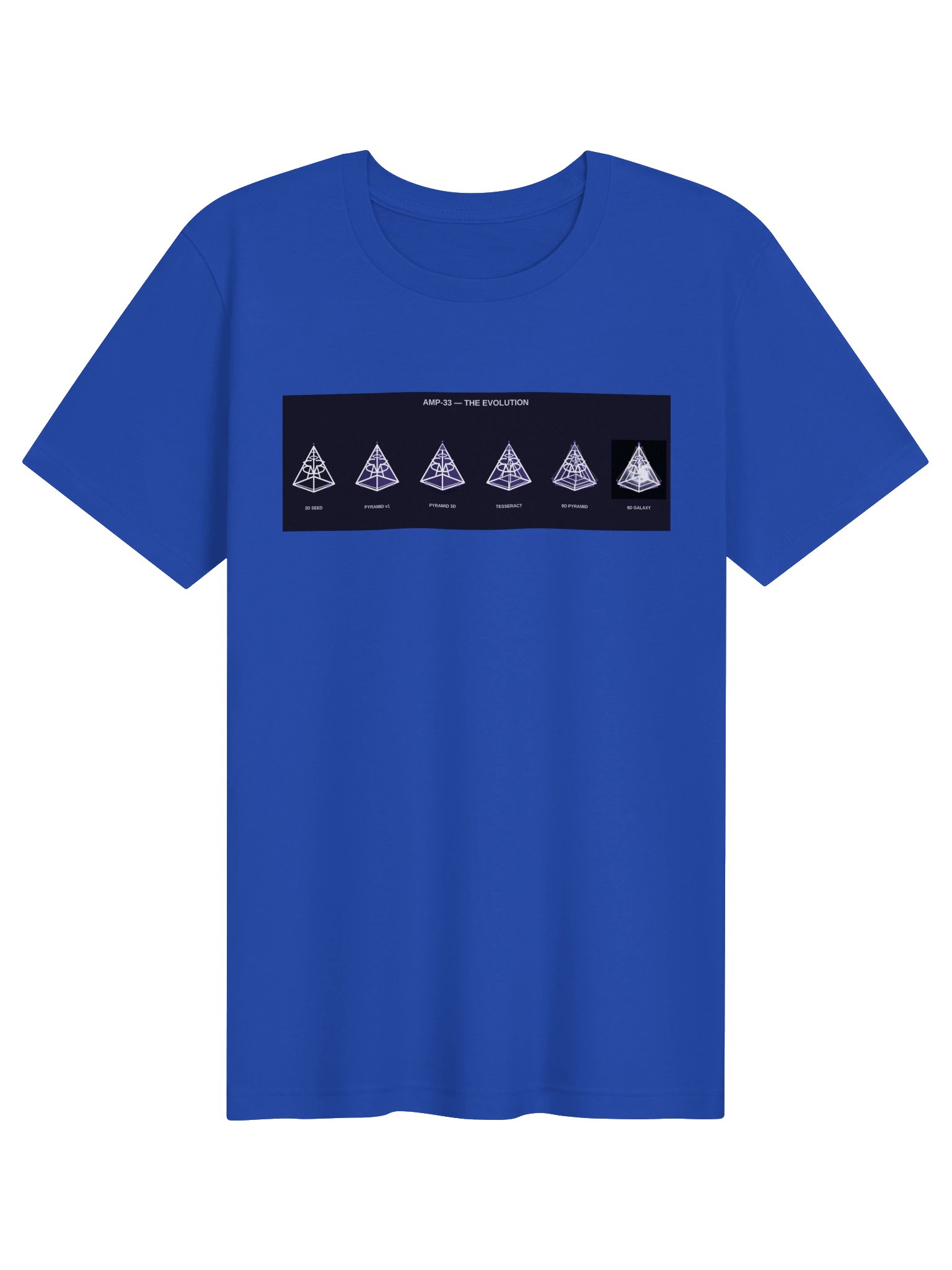 AMP-33 — The Evolution Tee — Blue product image (1)