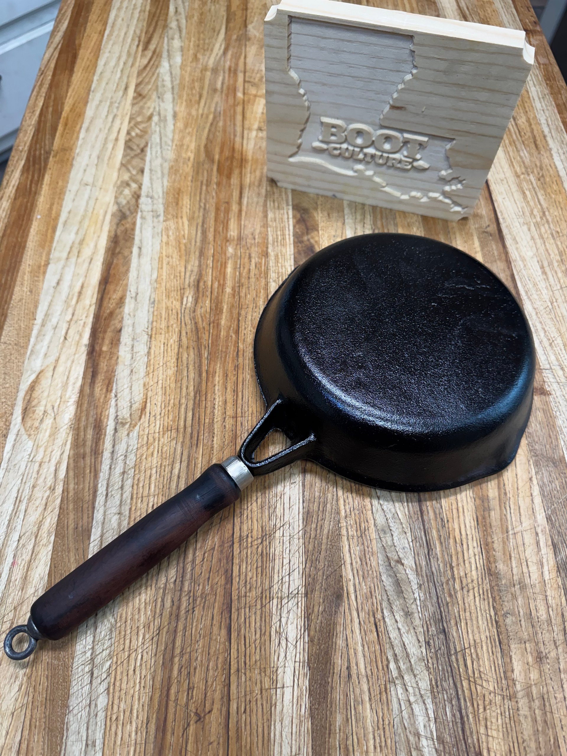 Imported Wooden Handle Skillet (SOLD) product image (2)