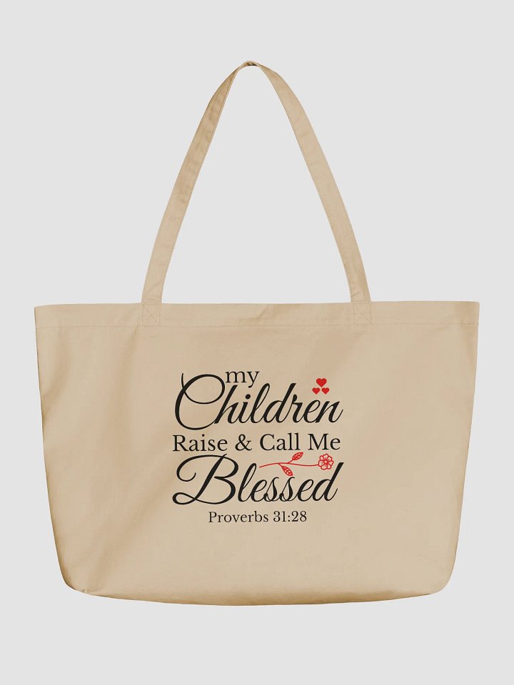 Blessed Mama Eco Tote Bag. product image (2)