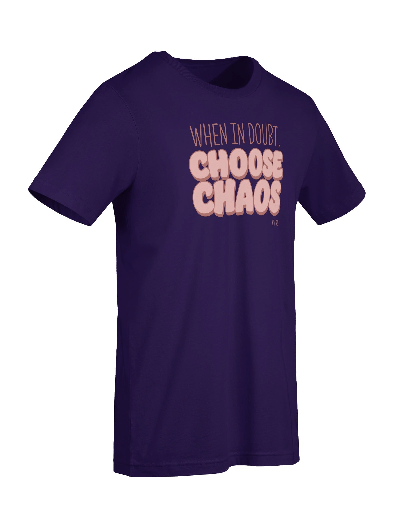 When in Doubt Choose Chaos T-shirt (Pinks) product image (7)