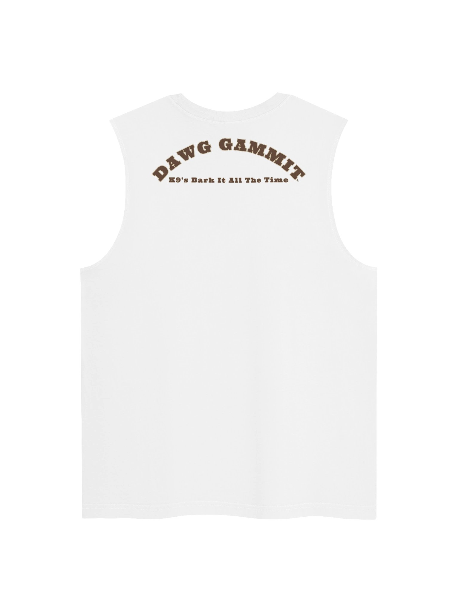DAWG GAMMIT™ WANTED French Blldawg Muscle T-shirt product image (4)
