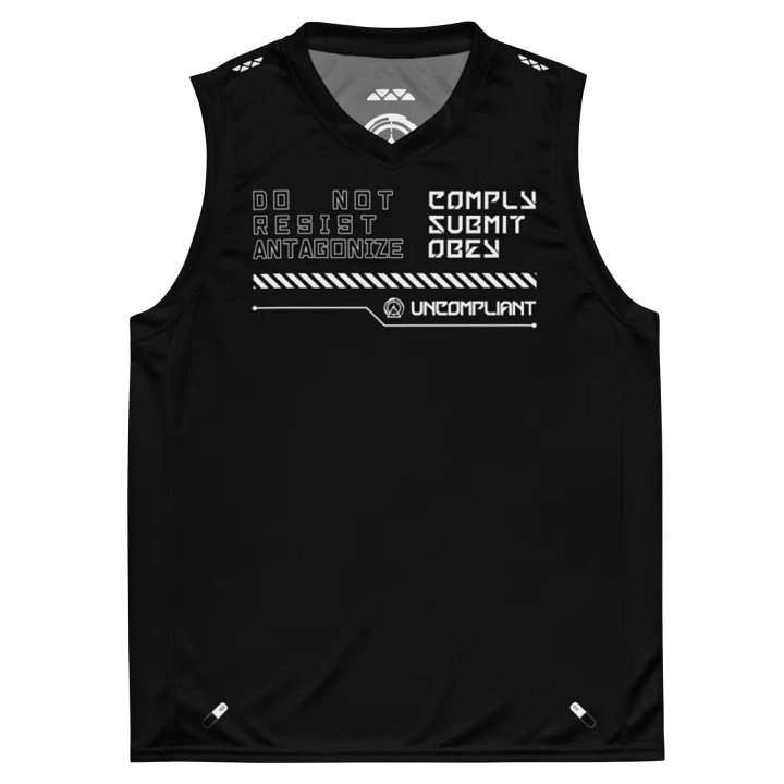 The Statement Basketball Tank Top - Black product image (2)