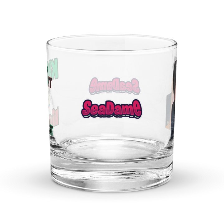 SeaDame - Self-Portrait Logo Rocks Glass product image (1)