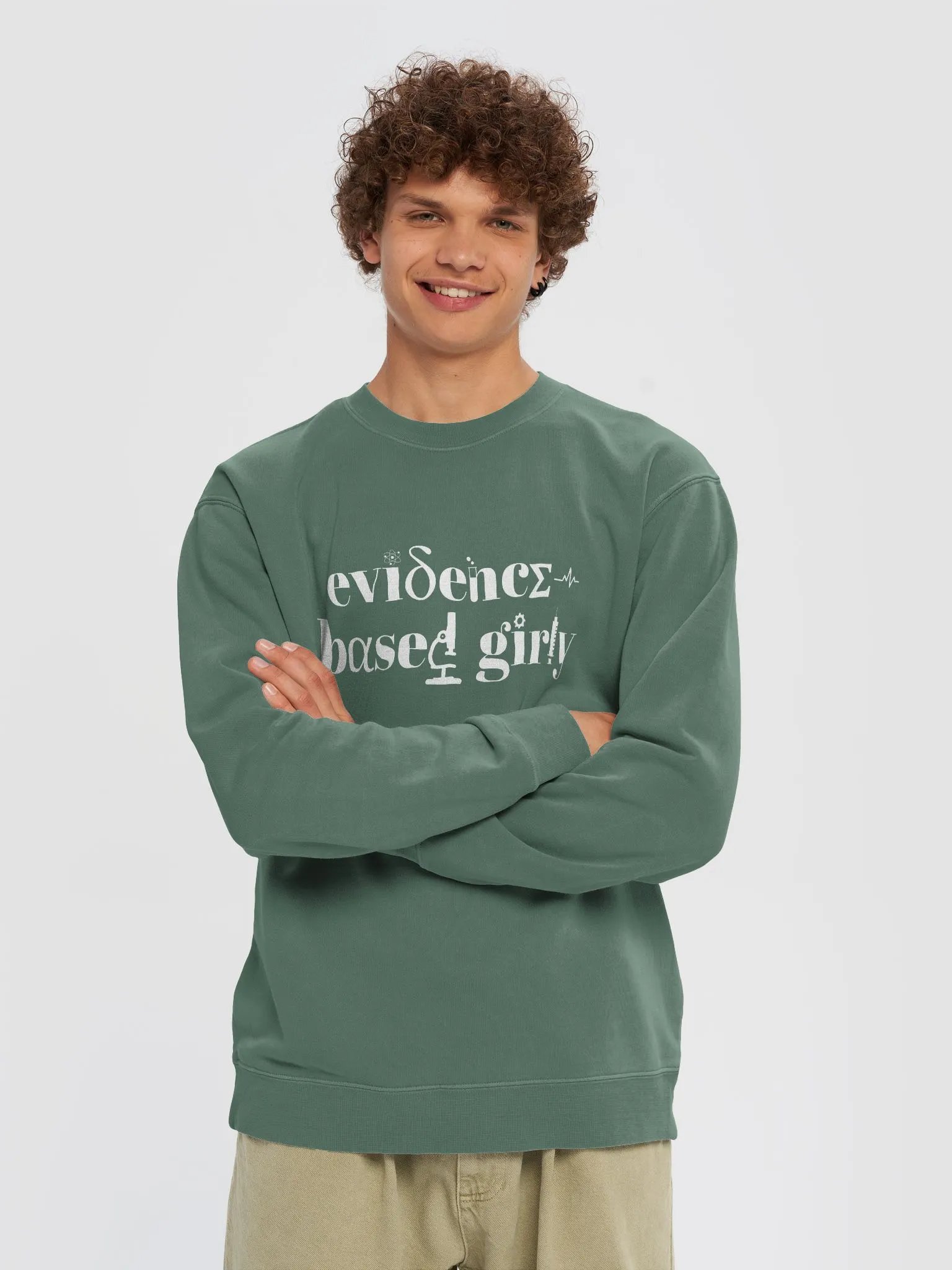 evidence based girly (sweatshirt) product image (3)
