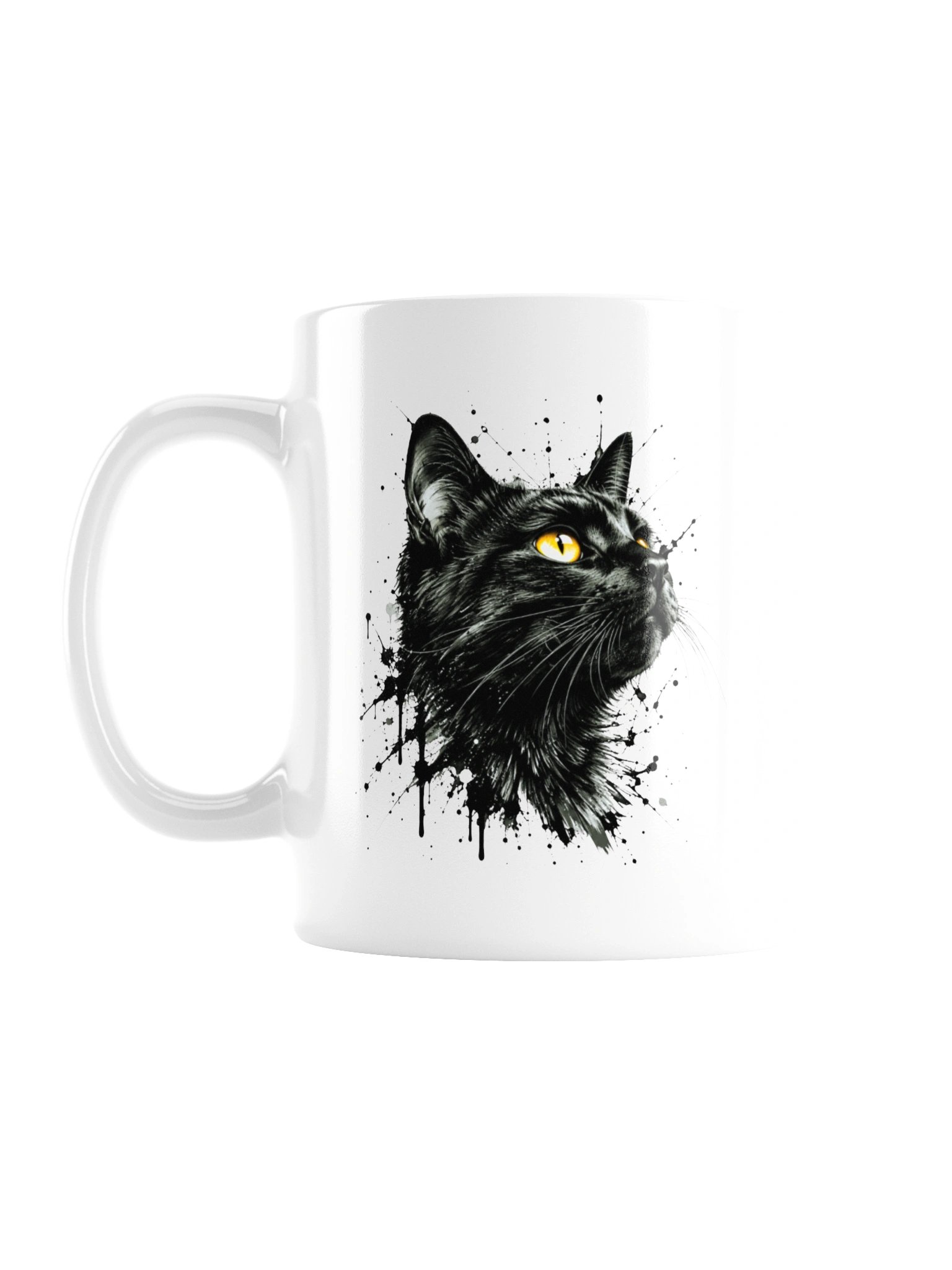 Midnight Cat Ceramic Mug product image (1)