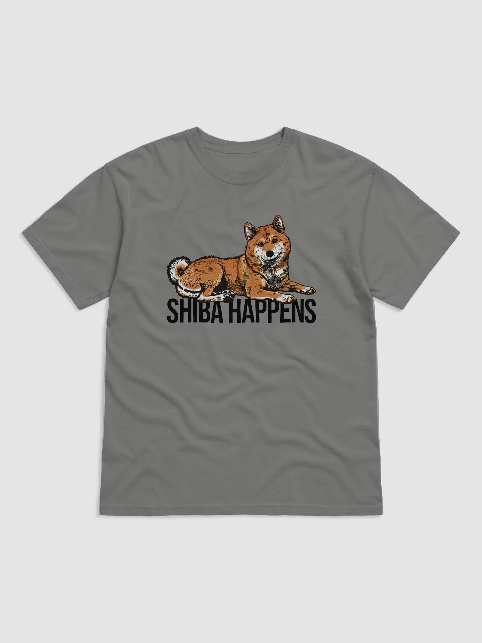 Shiba Happens T-Shirt of a Shiba Inu | Funny T-Shirt for Shiba Inu Paw-rents product image (1)