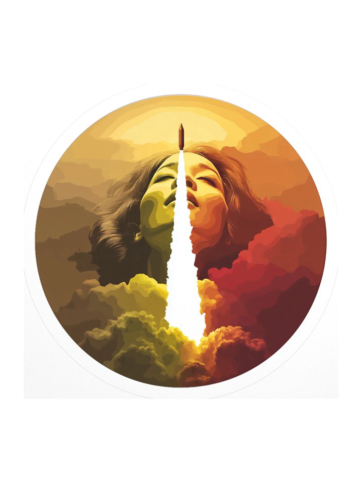 Rocket Bliss Sticker product image (1)