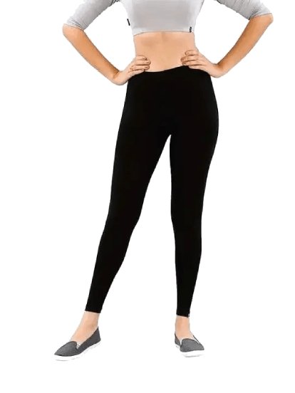 MAGUVA LARISA Ankle Length Legging - Light Weight & Stretchable - Black product image (1)