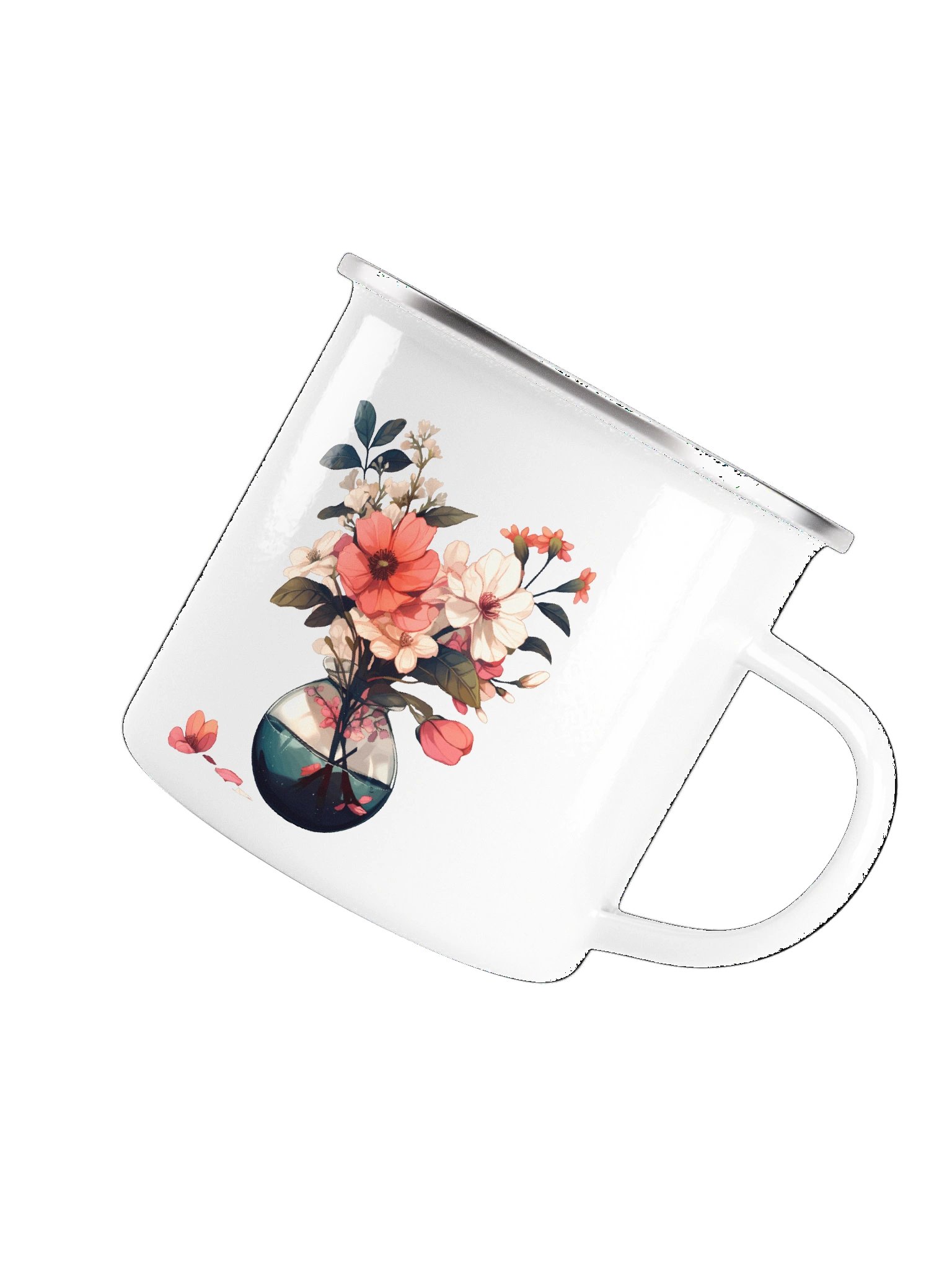 Flowers D Enamel Mug product image (5)