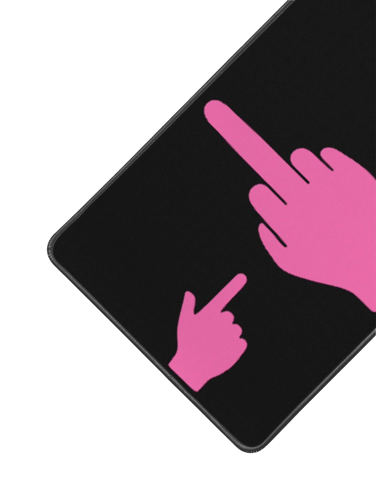 No ShopCo Middle Finger Desk Mat - Pink product image (2)