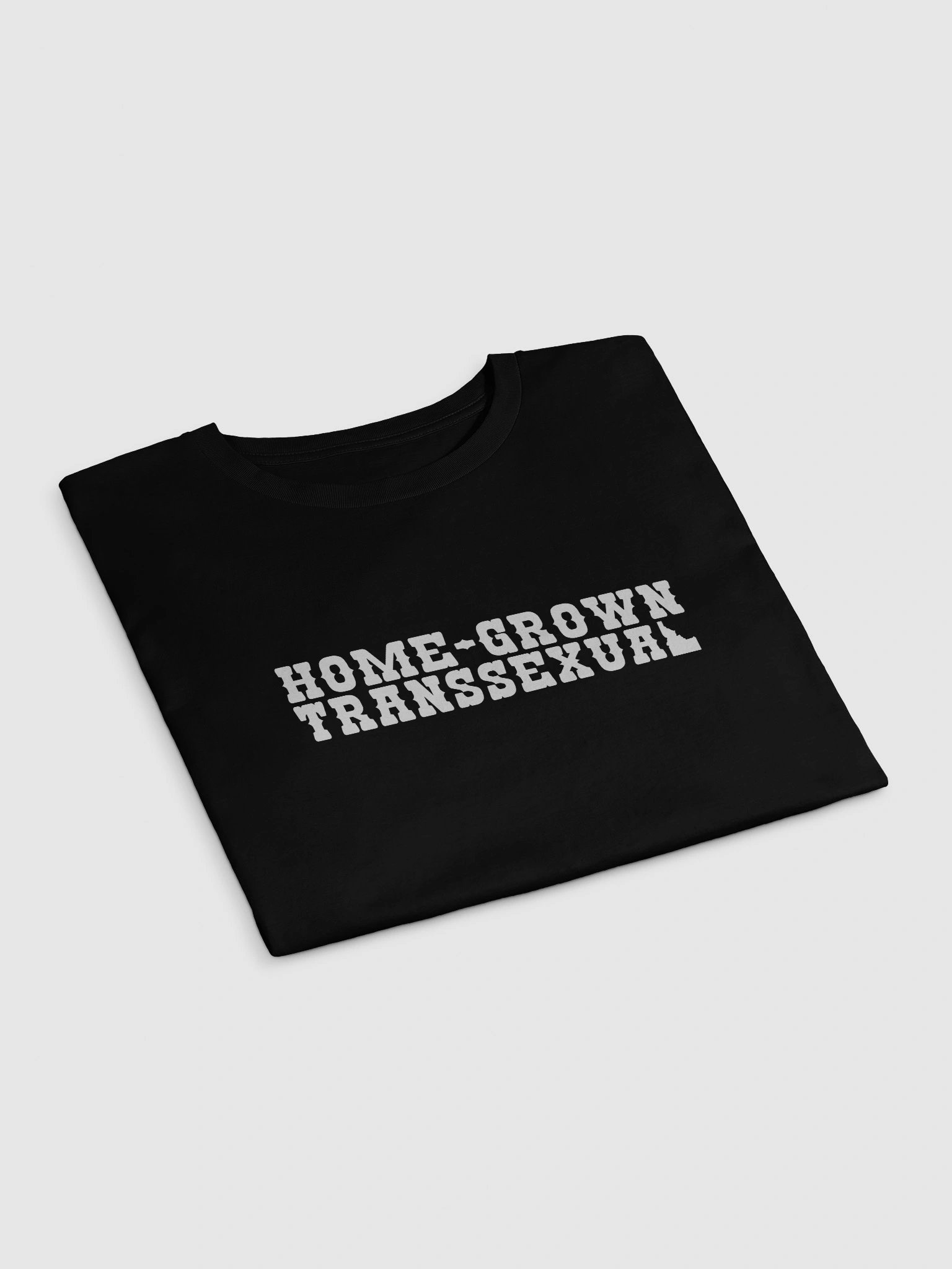 "HOME-GROWN TRANSSEXUAL" dark crop top product image (2)