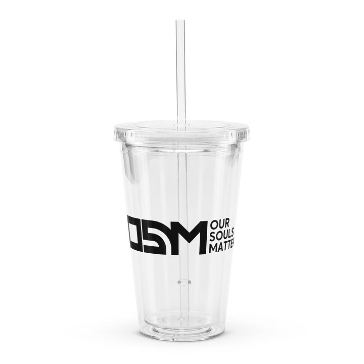 Double Wall Clear Plastic Tumbler (16 oz) product image (1)