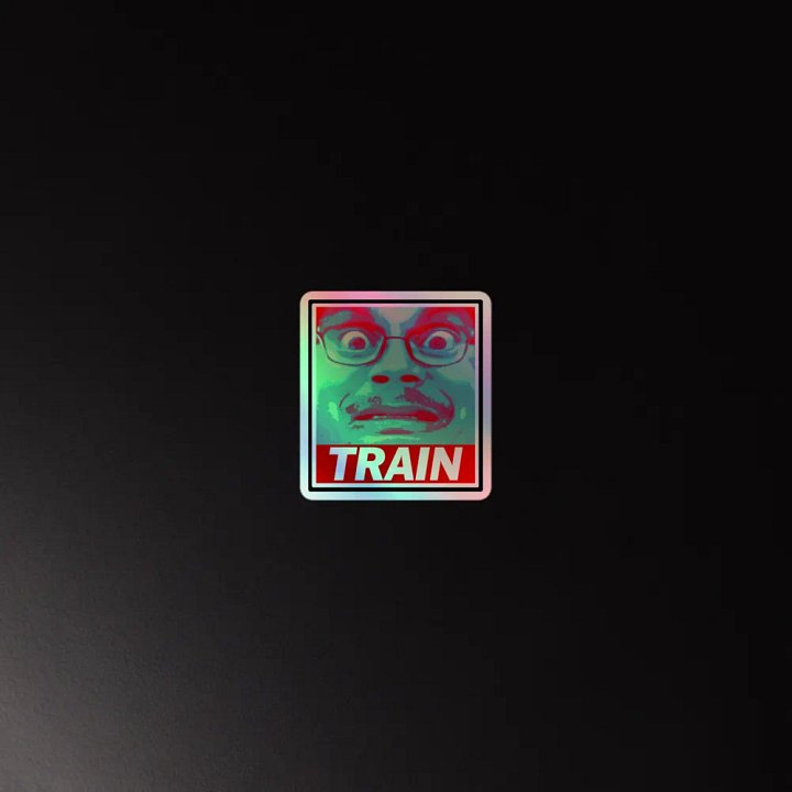 Terrance TRAIN Vinyl Holo Sticker product image (4)
