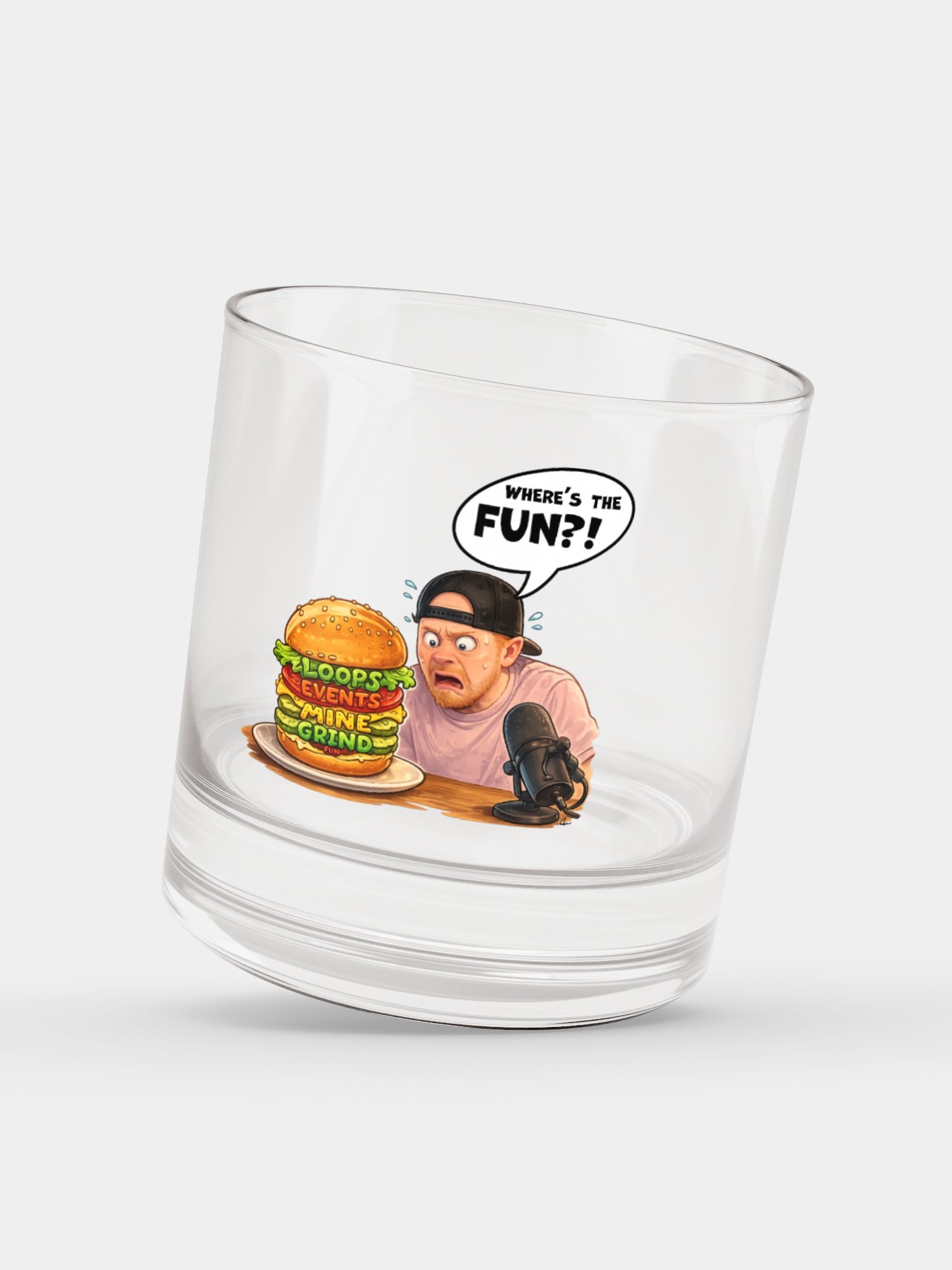 Where's the fun? - Whiskey glass! product image (3)