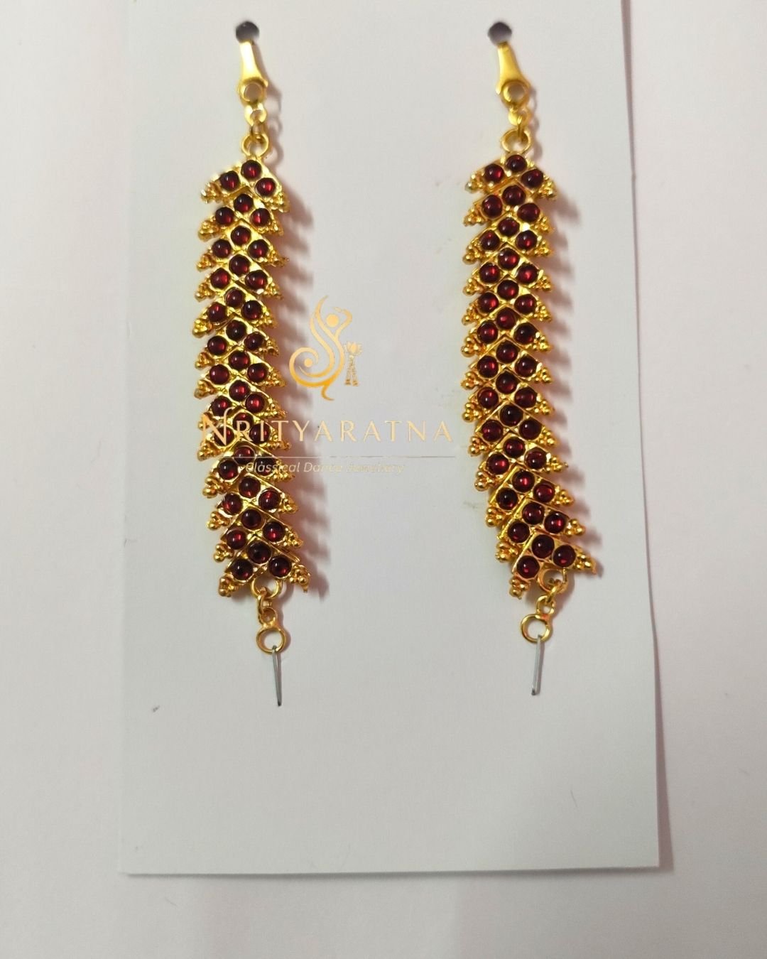 Kemp Red stone - Earing Mati product image (1)