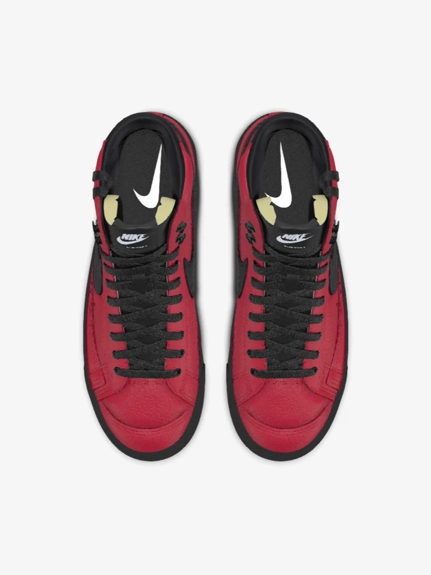 N1K3-C1TY Subvert Blazer High - Red product image (2)