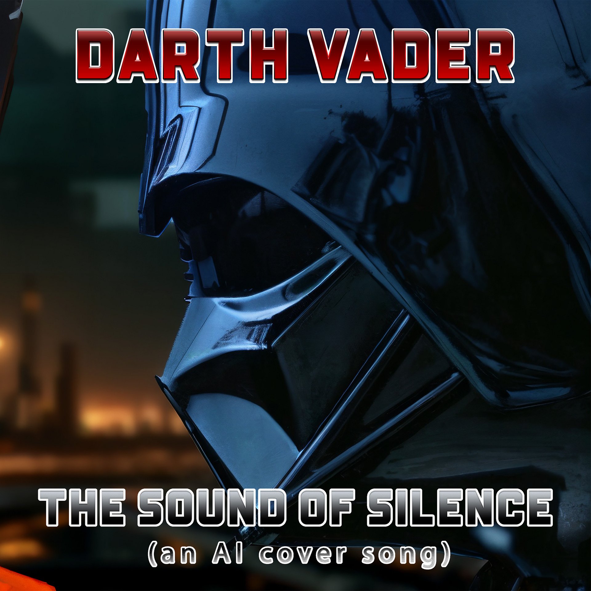 Optimus Vader - The Sound Of Silence (Darth Vader Version) (AI Disturbed Cover) product image (1)