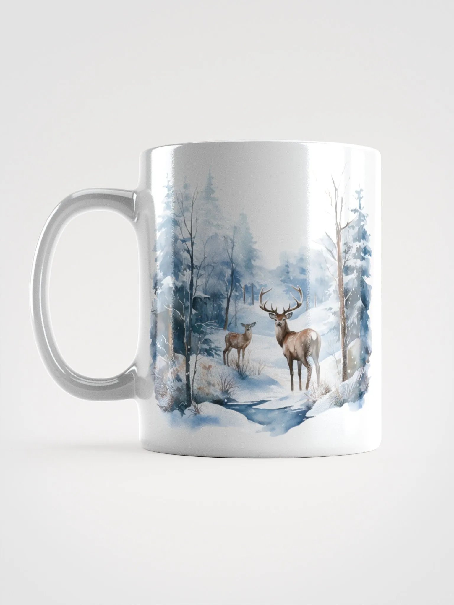 Deer Winter Woodland Mug product image (6)