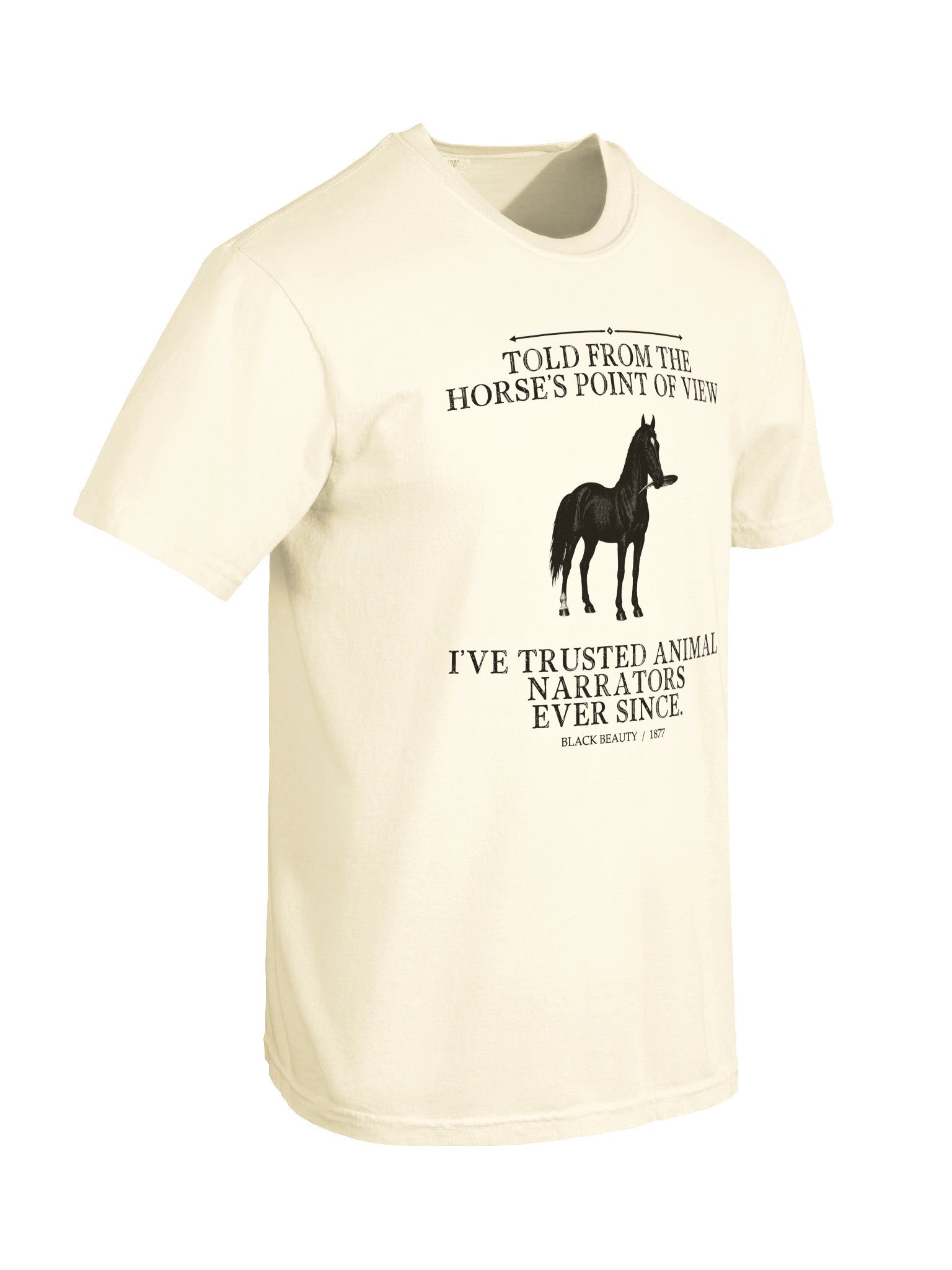 Told From Horse S Point View Ve -- Black Beauty Tee (Light) product image (21)