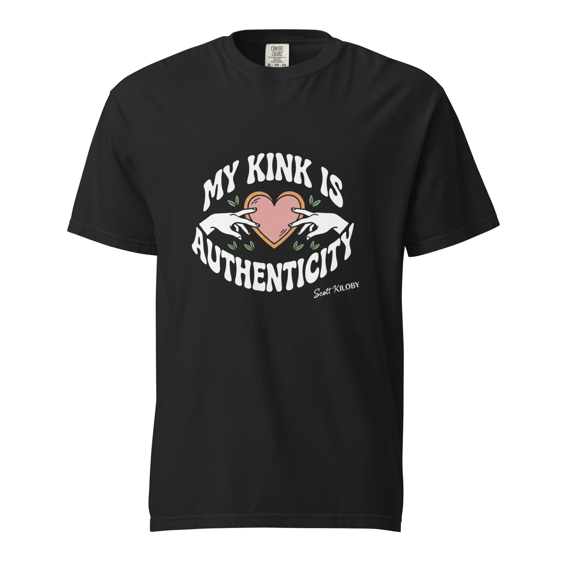 “My Kink Is Authenticity” Black T-Shirt product image (1)