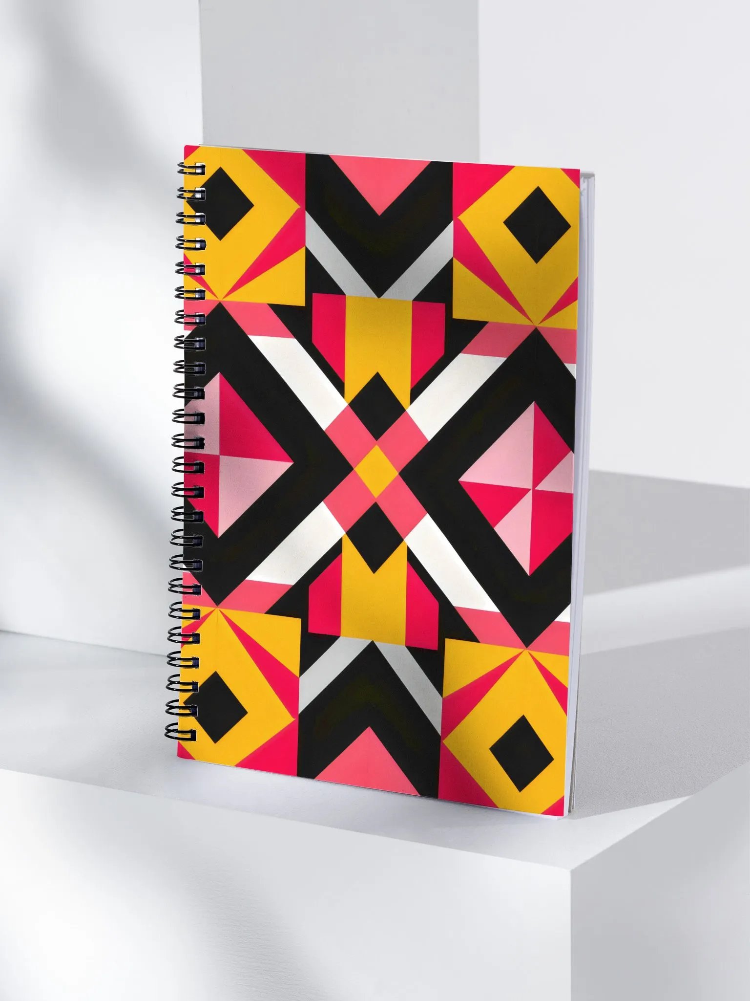 Geometric Harmony Spiral Notebook product image (4)