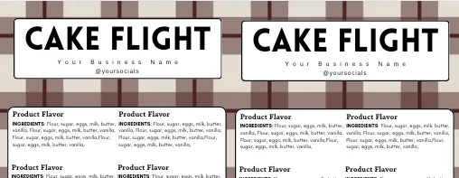 Spiced Plaid Label Template Bundle product image (3)