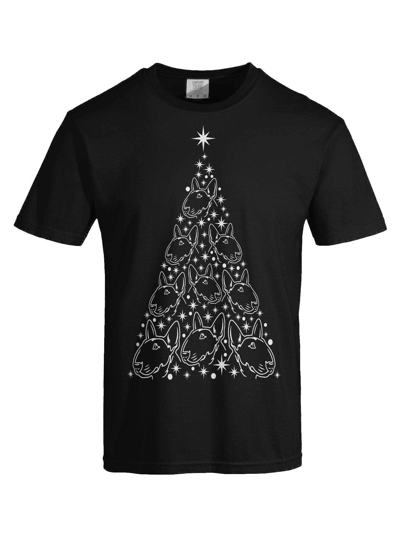 English Bull Terrier Christmas Tree T-Shirt product image (9)