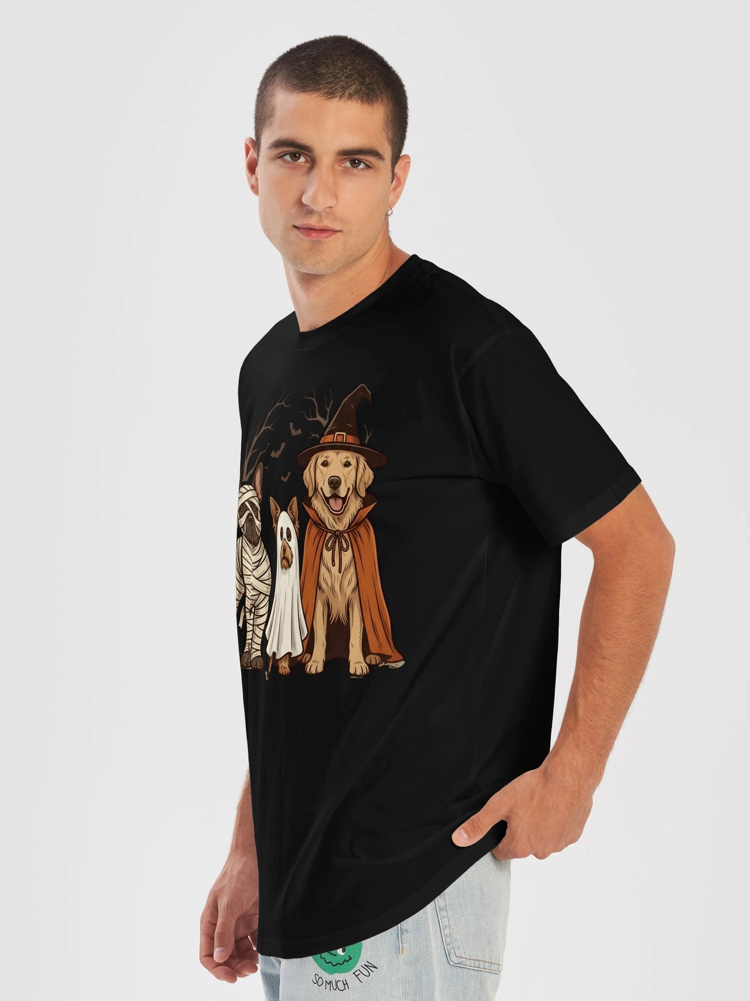 Vintage Spooky Squad - Halloween Dog Lovers Tee product image (37)